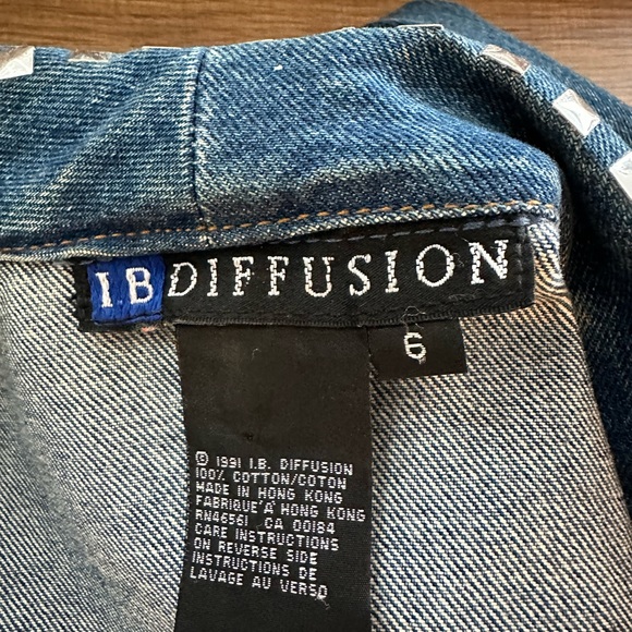 IB Diffusion Vintage Jean Blazer Jacket size 6 - Picture 5 of 5